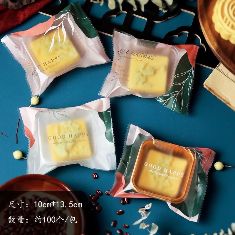 95-100 vỏ túi bánh trung thu 50gr kèm khay