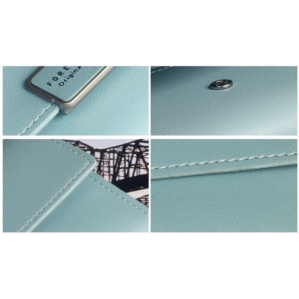 Ví Da PU Dáng Dài Cỡ Lớn Thiết Kế Trẻ Trung Hợp Thời Trang Cho Bạn Gái