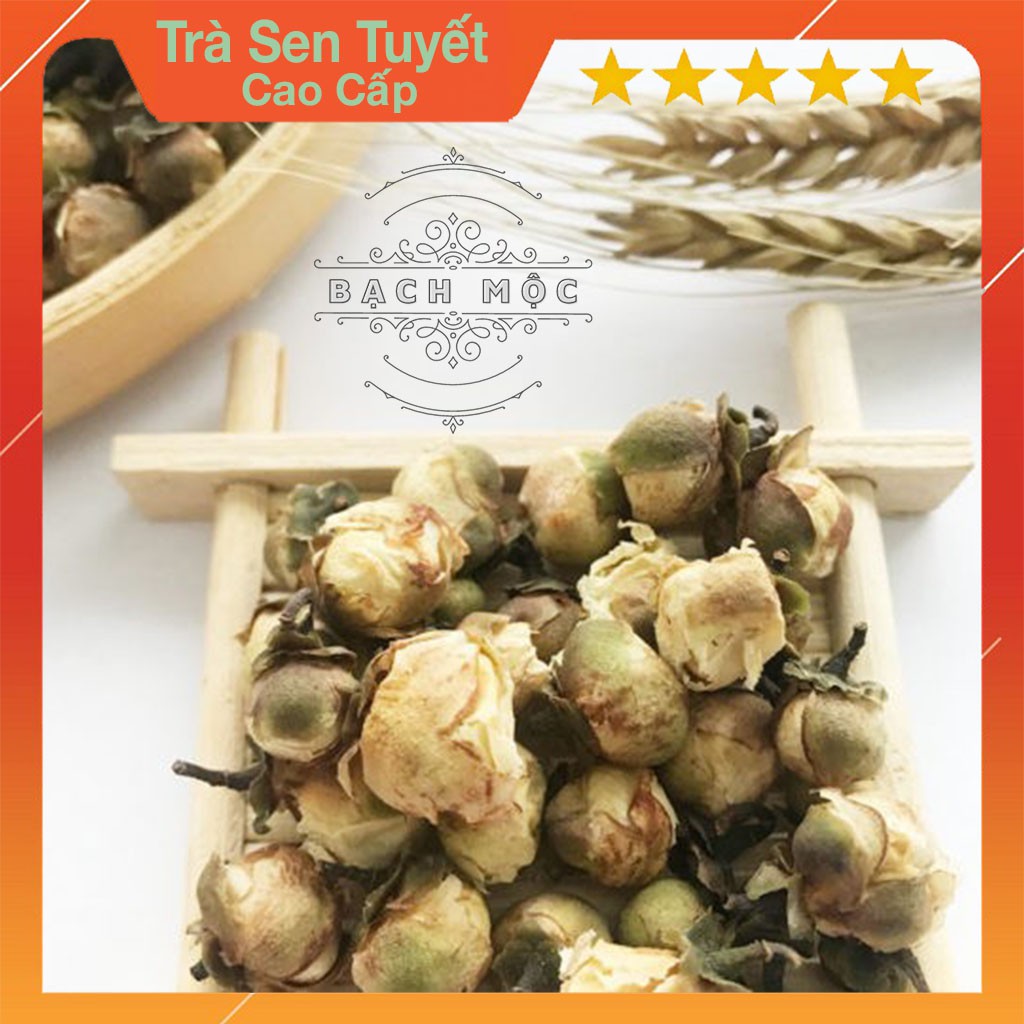 Trà Hoa Sen Tuyết Sấy Khô (Tuyết Liên Hoa) Cao Cấp gói 100g Bạch Mộc