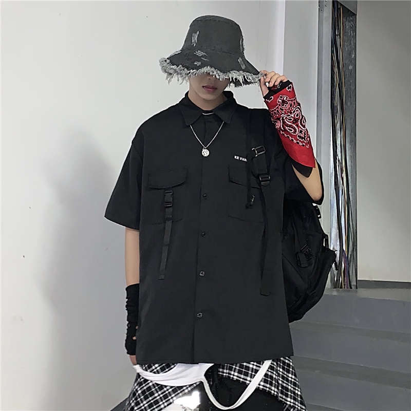 Áo Sơ Mi Tay Ngắn Thời Trang Dành Cho Nam Nữ