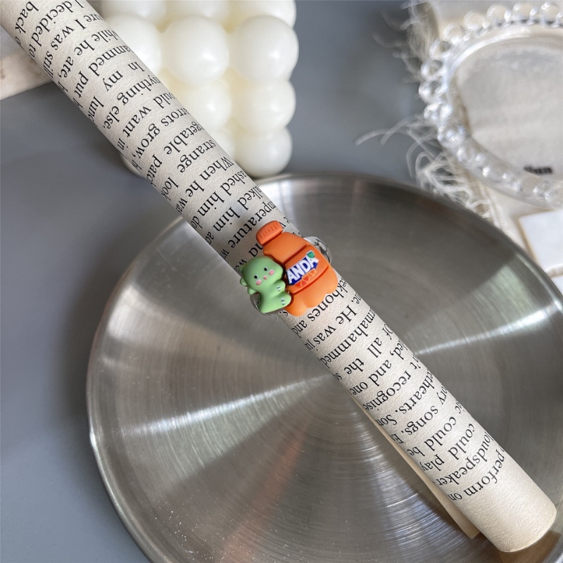 Nhẫn Resin Trong Suốt Hình Gấu / Thỏ Dễ Thương