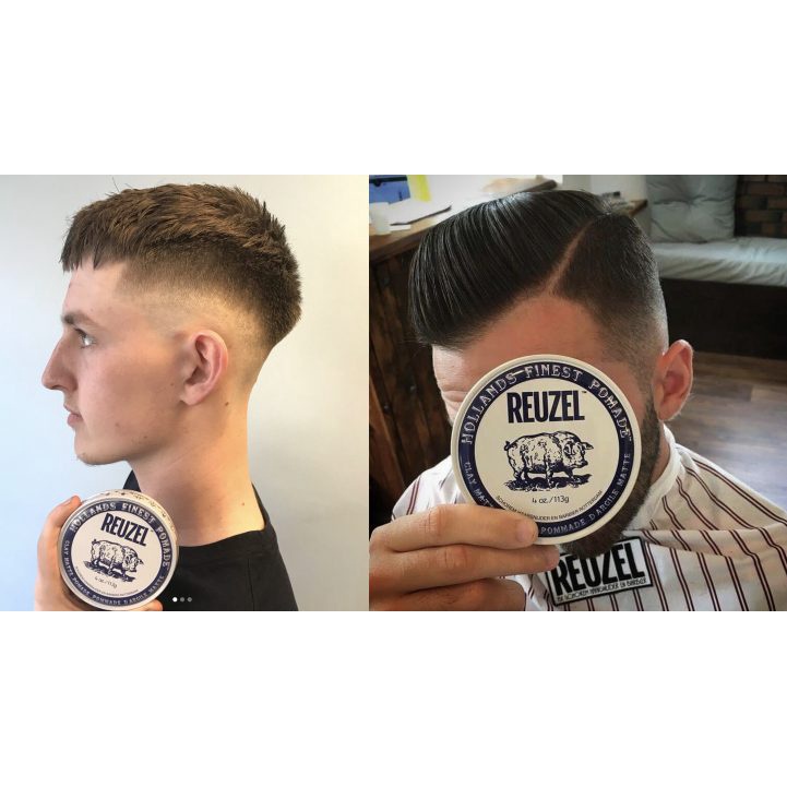 Sáp vuốt tóc Reuzel Clay Matte Pomade + Tặng quà