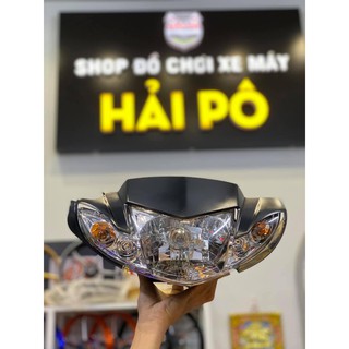 Đầu đèn Si helo - đầu sirius nhỏ kèm chóa đèn chính hãng Yamaha đỏ bạc ...