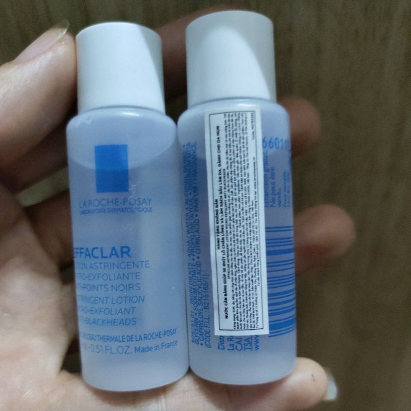 [Auth có tem phụ tiếng việt] Toner da dầu mụn La Roche-Posay Effaclar 15ml