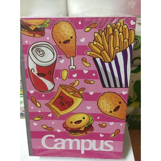 Combo 10 quyển vở Kẻ ngang Campus Food  120 trang