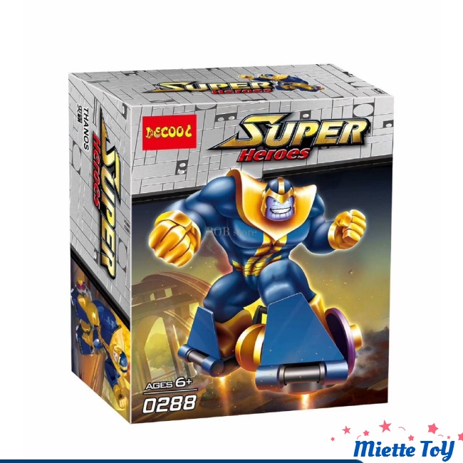 MIE Lego Minifigures Batman Fighter Avengers Hunk Building Block Toy Figure