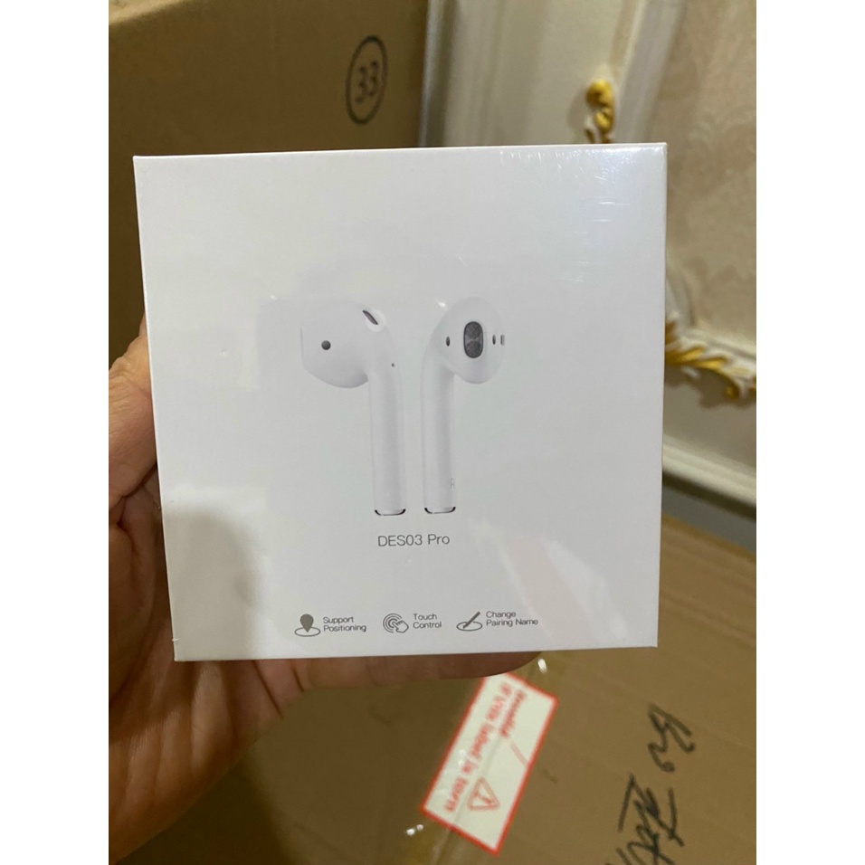 Tai Nghe Bluetooth AP2 Không Dây Cao Cấp Hocco Định Vị, Đổi Tên dùng cho IOS và Androi thông minh