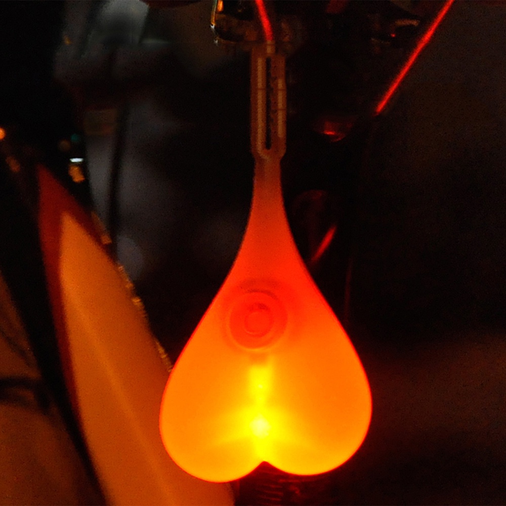 ⚡Trong kho⚡ Silicone đèn led hậu hình quả trứng cho xe đạp