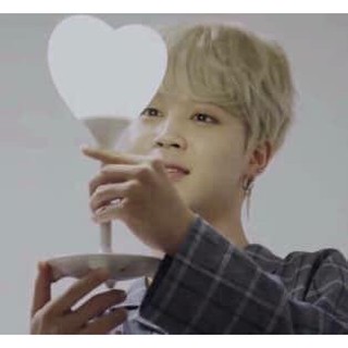 [Ghi âm/remote/thường] Đèn ngủ tim giống BTS