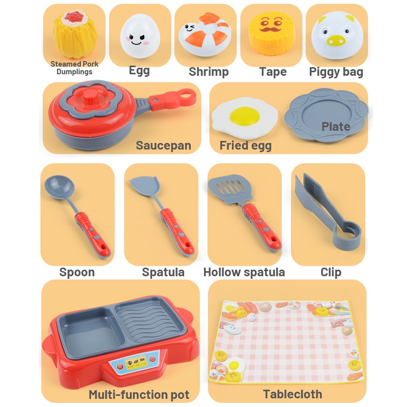 Set đồ chơi nấu ăn SEA SUN TOYS chất lượng cao vui nhộn dành cho trẻ em