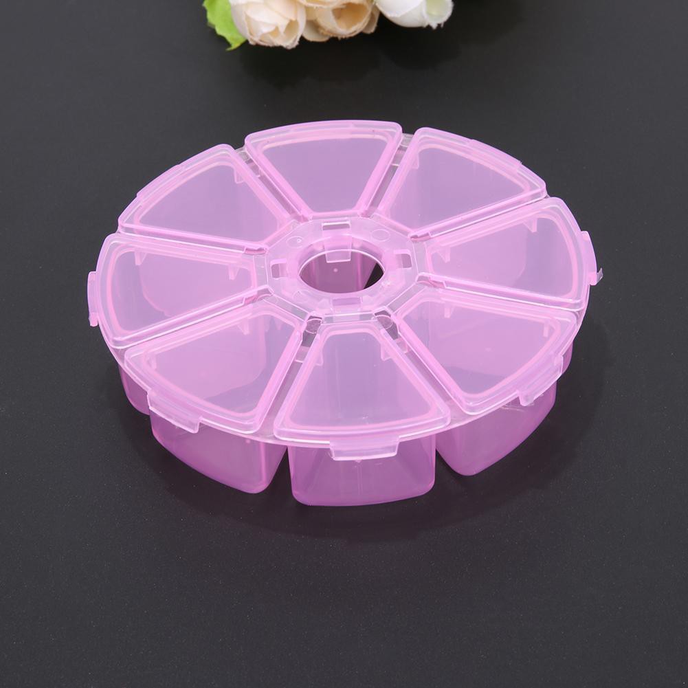 Hộp bánh xe 8 ngăn chuyên dụng cho giữ vật nhỏ làm từ nhựa chất lượng cao