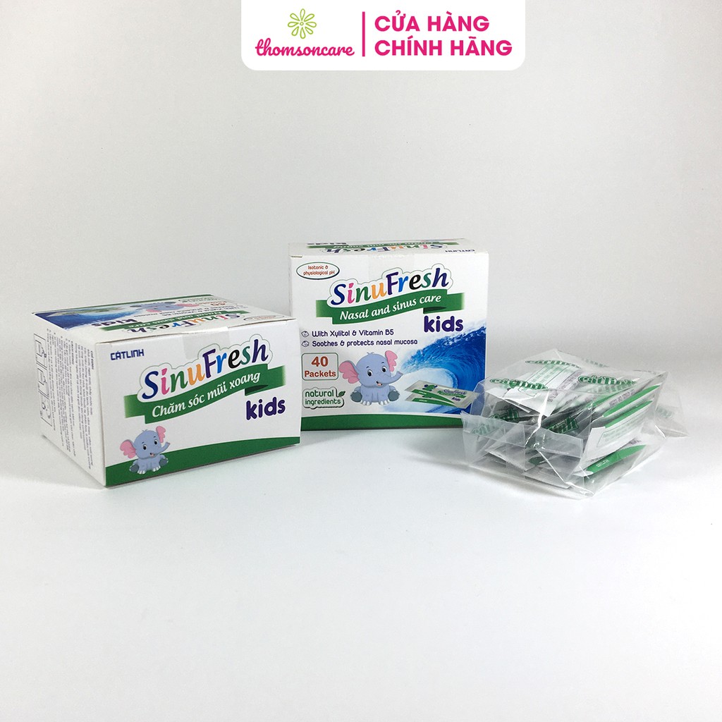 Bình rửa mũi cho trẻ Sinufresh Kids chai 180ml tặng kèm 15 gói muối nano rửa xoang, bình có van điều chỉnh
