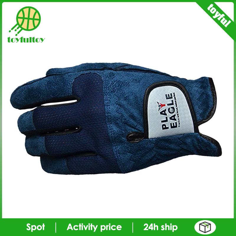 Găng Tay Đánh Golf Bằng Sợi Micro Mềm Mại Thoáng Khí Chống Trượt Cỡ 22 Cho Nam