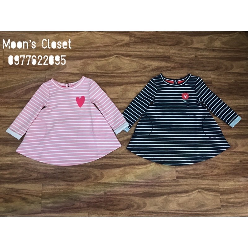 Váy nỉ Cat&amp;Jack xuất dư size 12m-5T