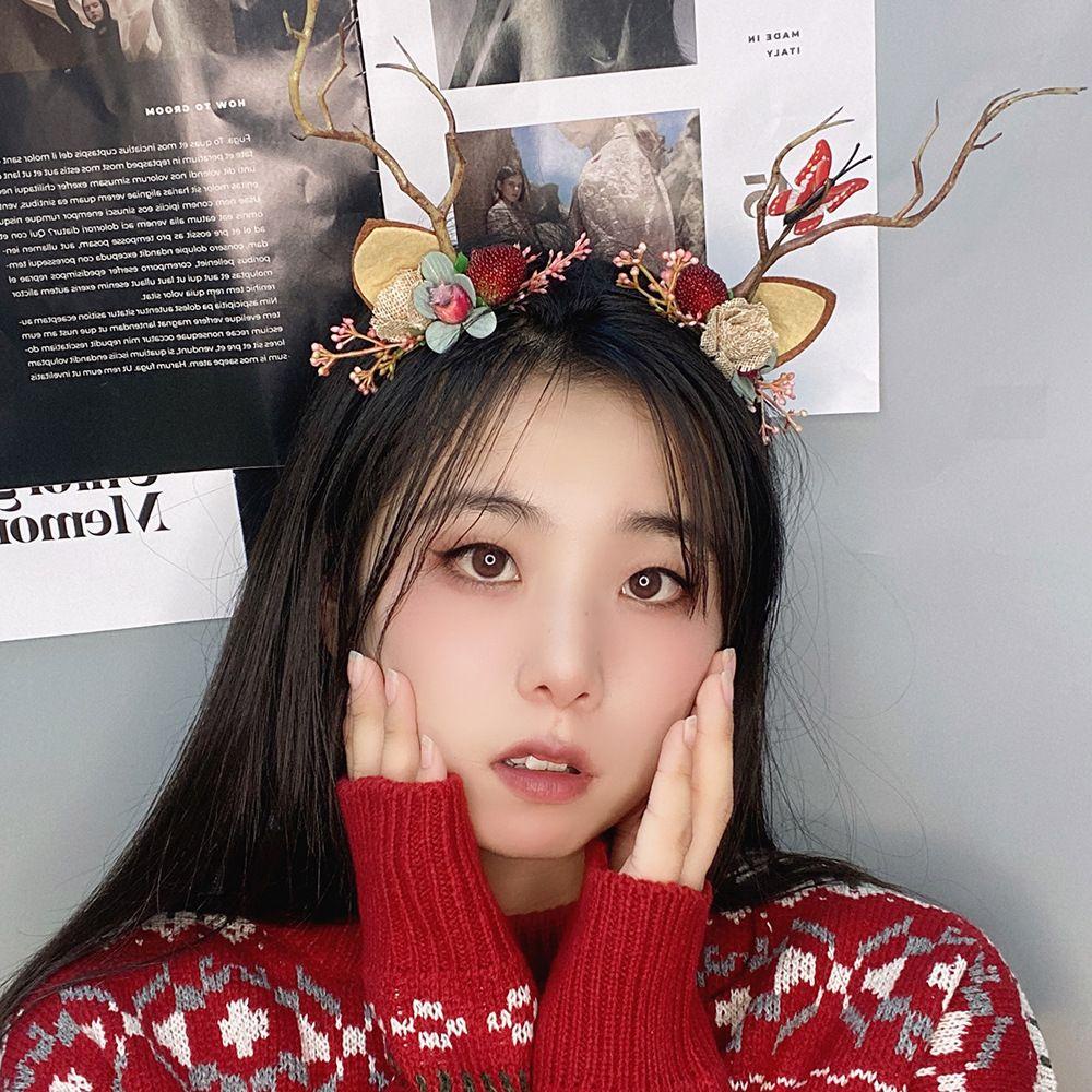 MOCHO Antlers Headband Fashion Kids Make Up Twig Female Deer Horns Girl Women Hair Band