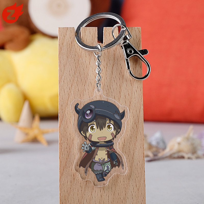 Móc chìa khóa bằng acrylic in họa tiết hoạt hình Made In Abyss