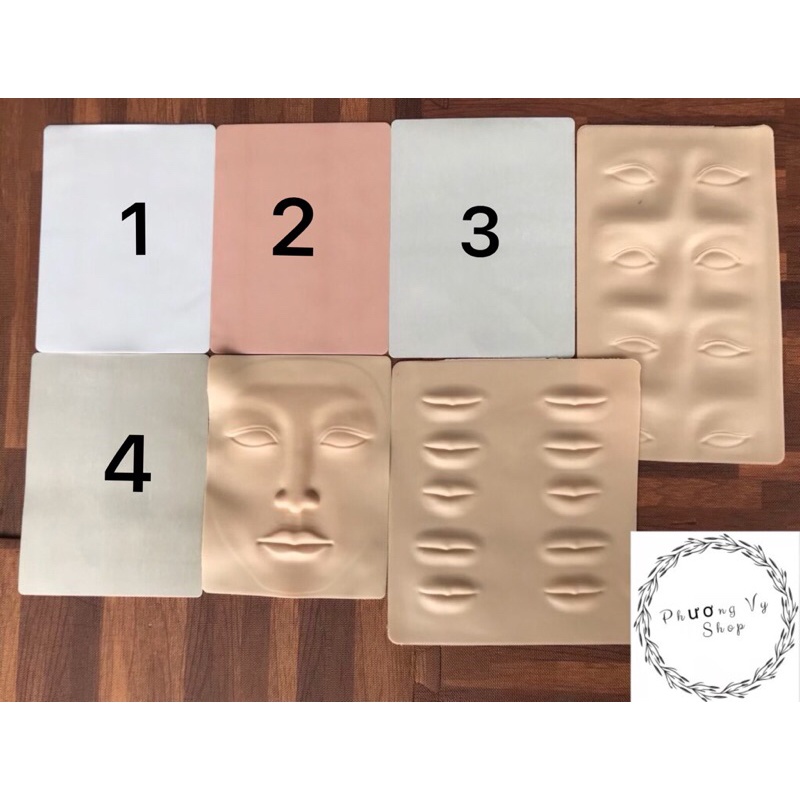 Da Giả Trắng Trơn, Da Hồng, Da Bột, Da 3D Tập Phun Xăm