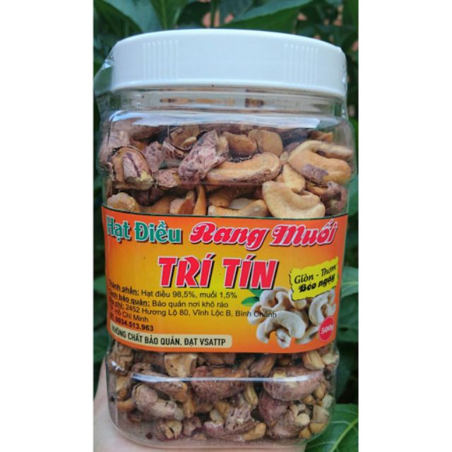 1kg hạt điều bể rang muối