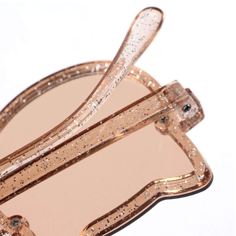 Kính Mát Hình Mèo Kitty Thời Trang Chống Tia UV400 Cho Bé