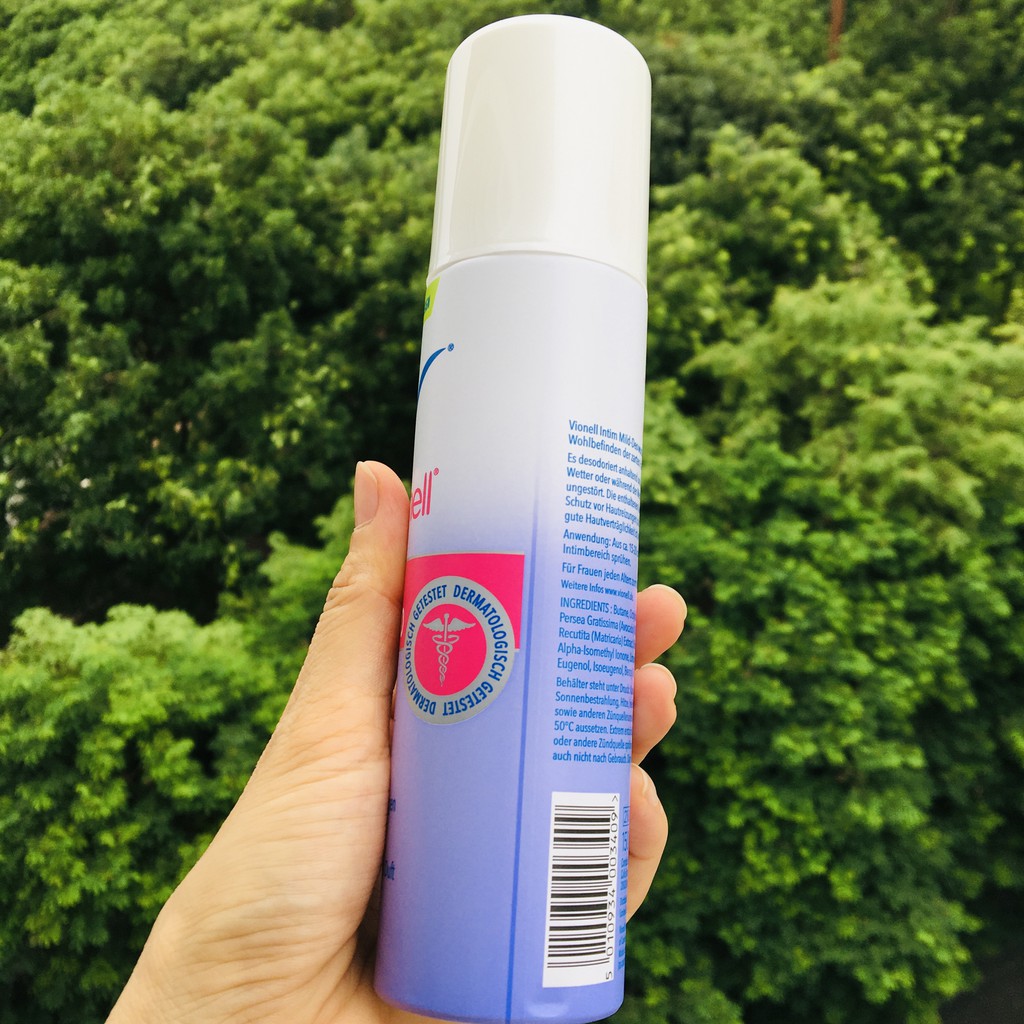 Xịt nước hoa vùng kín xịt phụ khoa Vionell 150ml