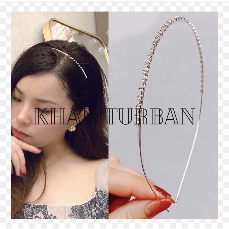 Cài tóc đính đá lấp lánh