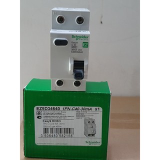 Cầu dao RCBO Schneider EZ9D346(1P+N 10A 16A 20A 25A, 32A, 40A  4.5kA 30mA)