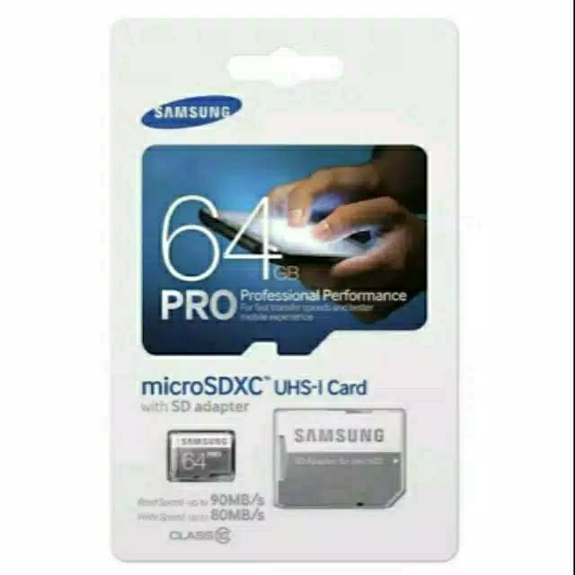 Thẻ Nhớ Micro Sd Samsung 64gb Pro