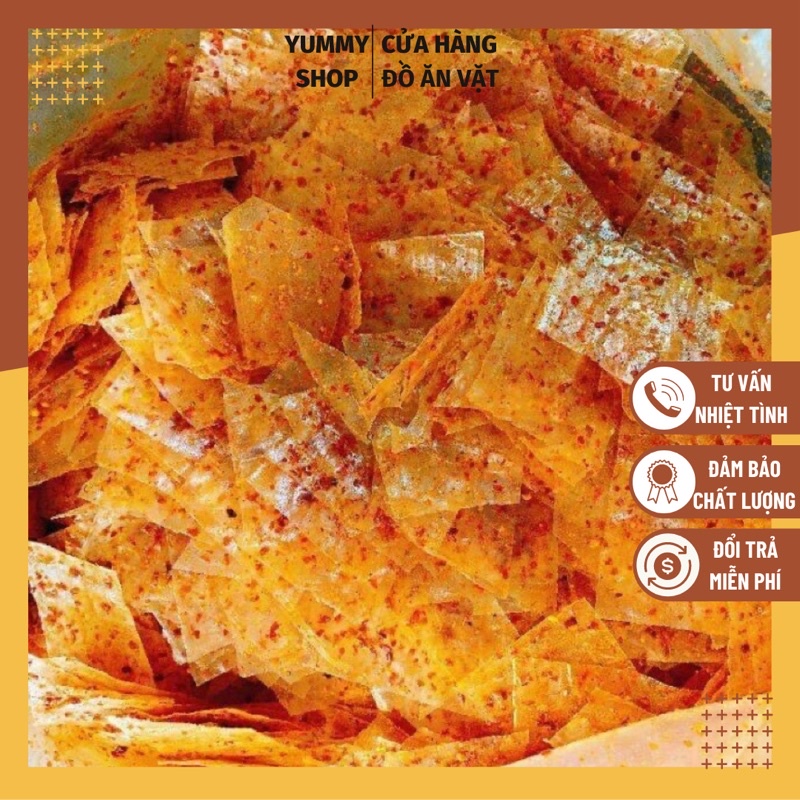 500GRAM BÁNH TRÁNG VỊ BÒ CAY LONG AN VSATTP