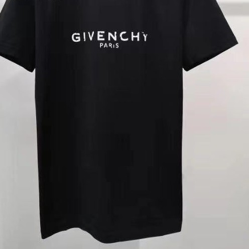 Givenchy Áo Thun Tay Ngắn Cổ Tròn In Chữ Givenchy Thời Trang Cho Nam Nữ