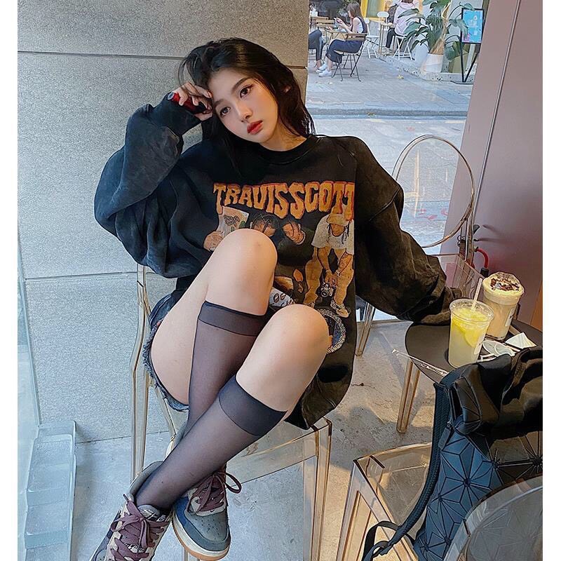 [Mã 12FASHIONSALE1 giảm 10K đơn 50K] [SIEU SALE] Sweater nỉ loang cổ tròn chữ TRAUSCOSS (ảnh thật). | BigBuy360 - bigbuy360.vn