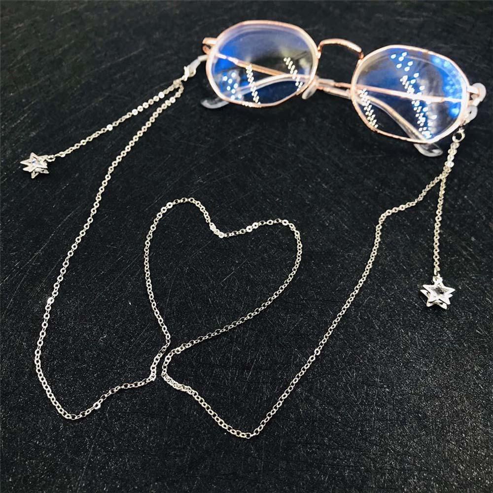 Dây Đeo Mắt Kính Chống Thất Lạc Bằng Kim Loại Thời Trang Dành Cho Nữ