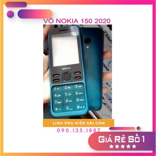Vỏ nokia 150 2020 màu xanh