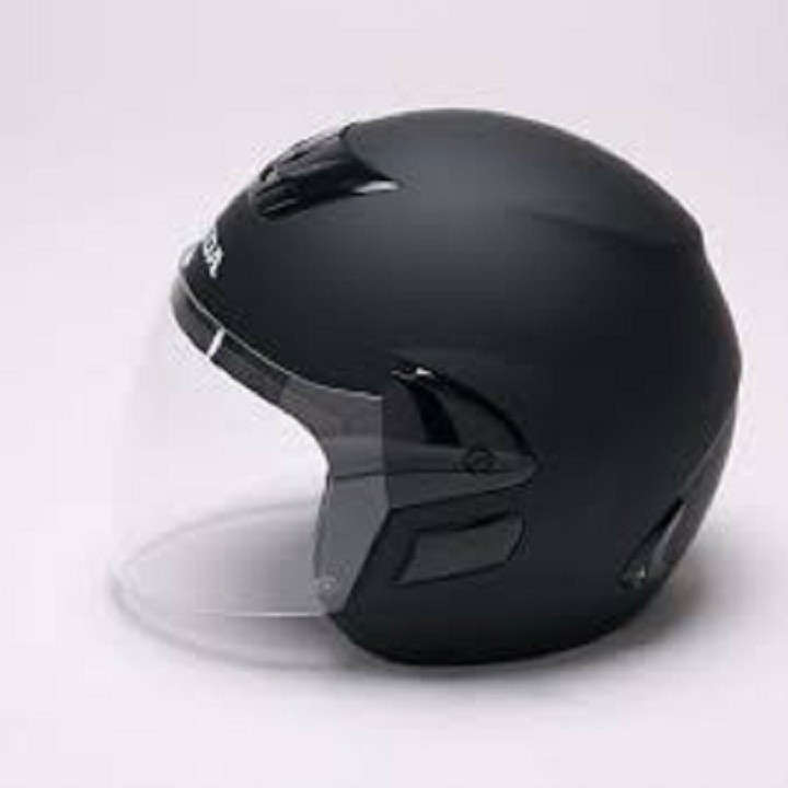 Mũ Bảo Hiểm xe máy @Honda@ đen sần Nam Nữ đều phù hợp