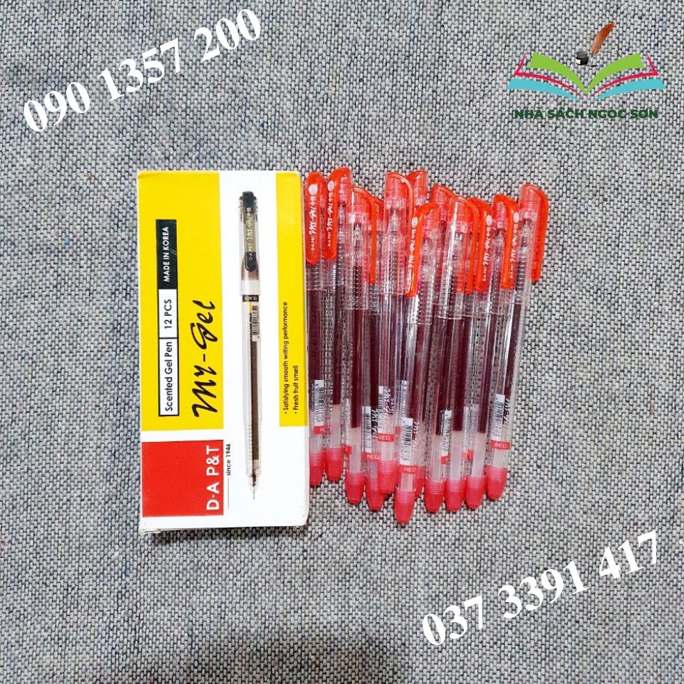 Hộp Bút Mực Nước Hàn Quốc My-Gel 0.5mm Tím DCHT