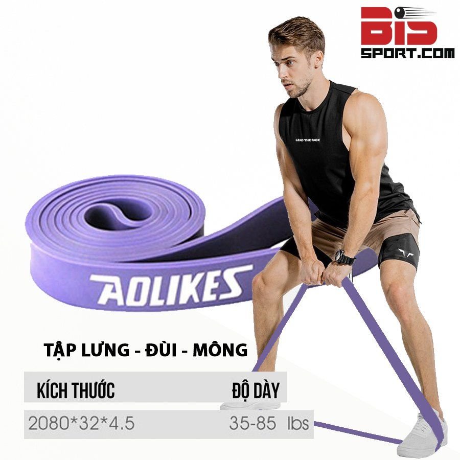 Dây Kháng Lực Tập Gym AOLIKE - Dây kháng lực tập mông - Tập luyện vùng mông/đùi