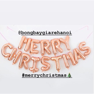 Bong bóng chữ Giáng sinh 🎄🎄🎄