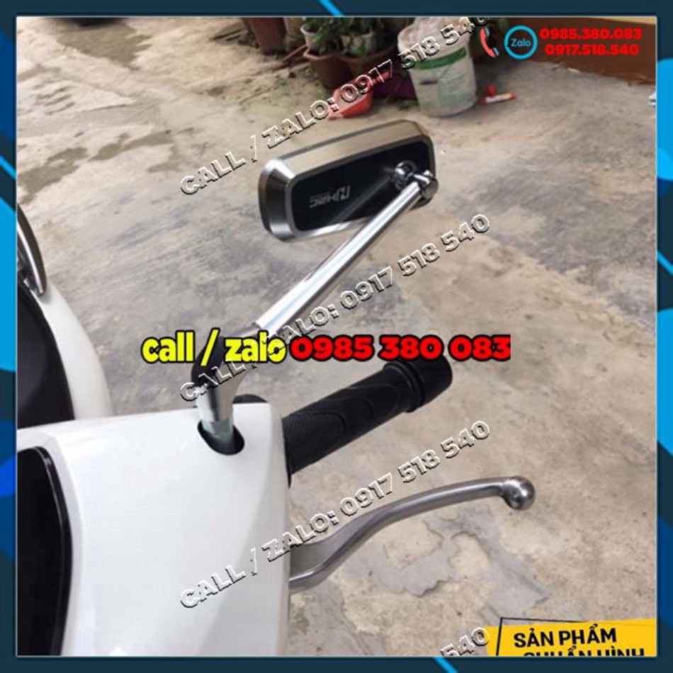 COMBO GƯƠNG H2C CHÍNH HÃNG + BỊT CHÂN GƯƠNG CHO SH VIỆT full box