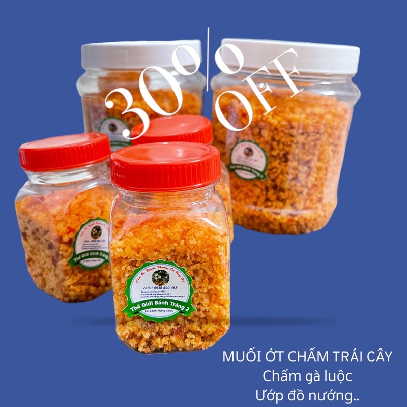 Hủ 100gr muối ớt Tây Ninh cay ngon!