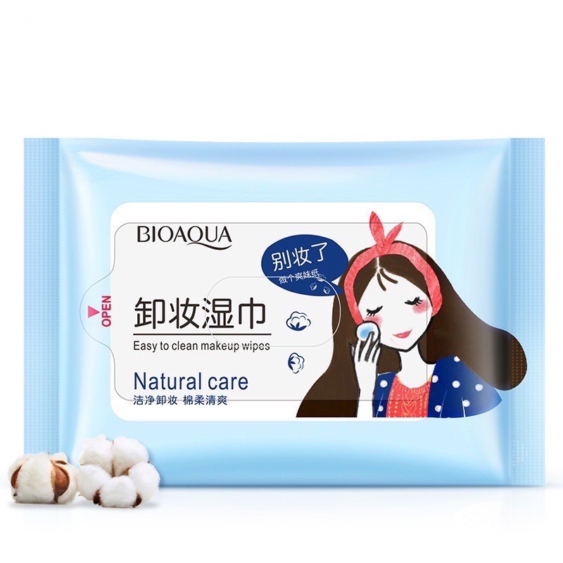 Khăn Giấy Ướt Tẩy Trang Bio Aqua