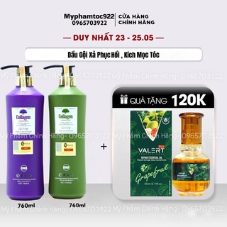 Toco Dầu Gội Xả Phục Hồi Kích Mọc Tóc Toco Collagen 785ML - gội xả toco chính hãng