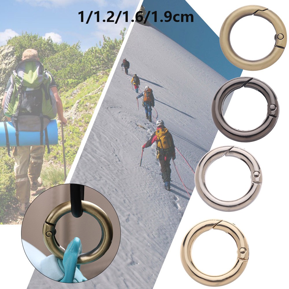 Set 10 Móc Khóa Dây Đai 10 / 12 / 16 / 19mm