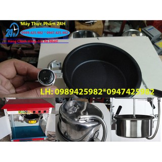 Nồi rang ngô dùng cho máy bắp rang bơ điện tủ kính