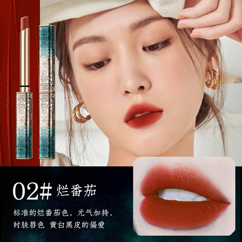 Son lì GDTIMA mướt mịn không nhòe lên màu chuẩn 4 màu tùy chọn 30g