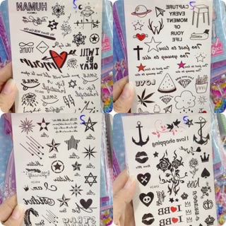 Set 4 hình xăm dán 20k