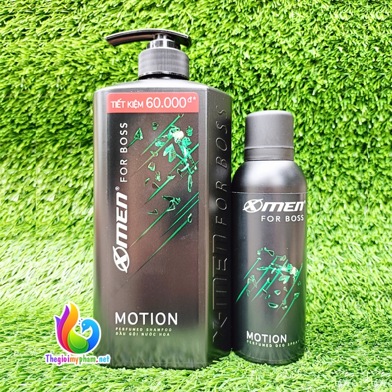 Combo Dầu Gội XMen For Boss 650g + Xịt XMen For Boss 150ml