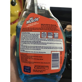 Nước lau kính Mr Muscle