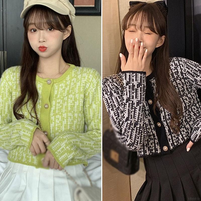 Áo khoác cardigan dệt kim mỏng dài tay thời trang cho nữ