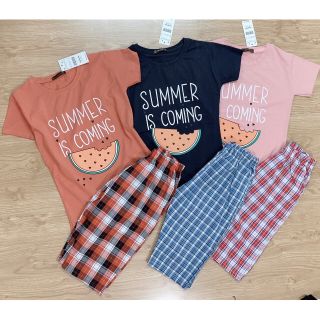 Bộ mặc nhà cotton dưa hấu