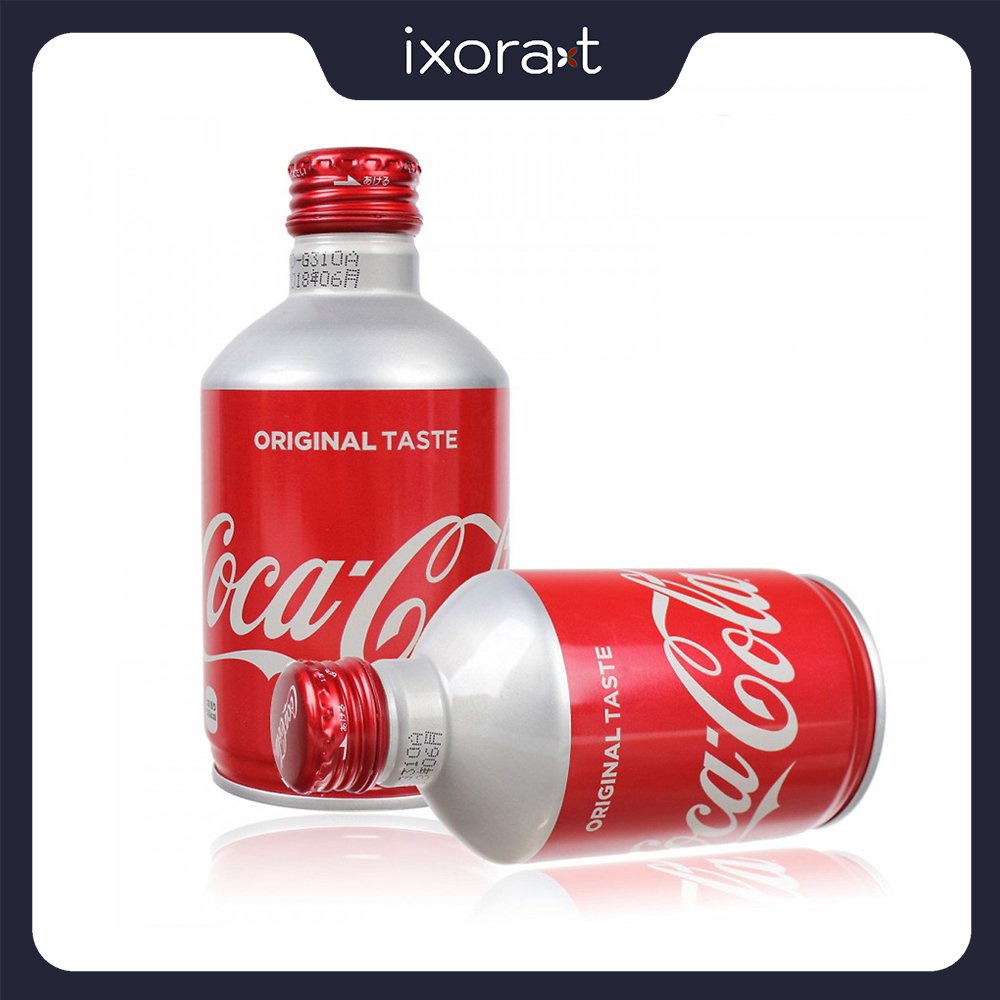 Coca Cola Nhật chai nhôm nắp vặn 300ml