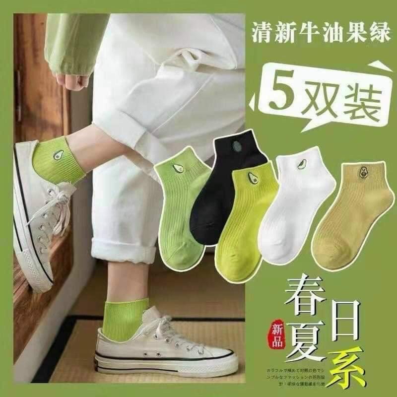 Sét 5 đôi tất nữ hàn quốc